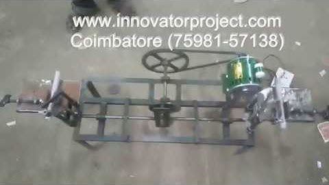 dual side shaping machine by using scotch yoke mechanism/double side shaper by scotch yoke mechanism