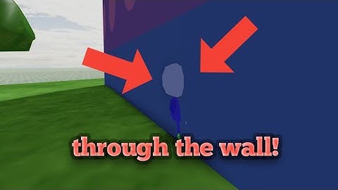 How to clip through walls in robot 64! | Roblox