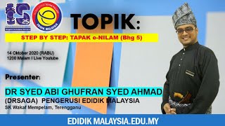 STEP BY STEP: TAPAK e-NILAM (Bhg 5) - KELAS DAN BINTANG