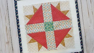 Vintage Delight Quilt Block Tutorial - 10&quot; and 20&quot; sizes!!