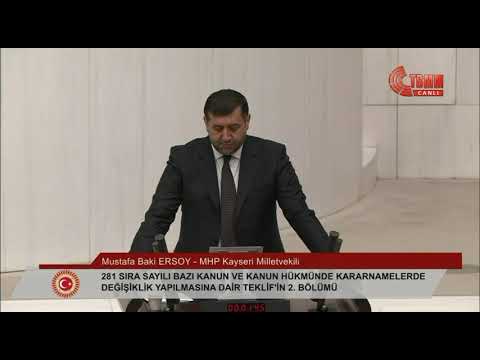 MHP'li Ersoy, TBMM'de Kayseri'nin Sorunlarını Gündeme Taşıdı