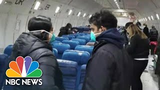 Americans Arrive In U.S. From Wuhan, China Amid COVID-19 Concerns | NBC Nightly News