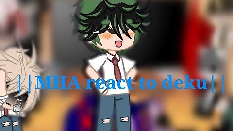 ||pro heroes + bakugou  and todoroki react to deku||deku||BNHA-MHA||deku-angst||reaction video||