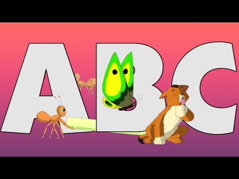 Learn the Animals Name in English for Children - ABC Alphabet Animals Vocabulary