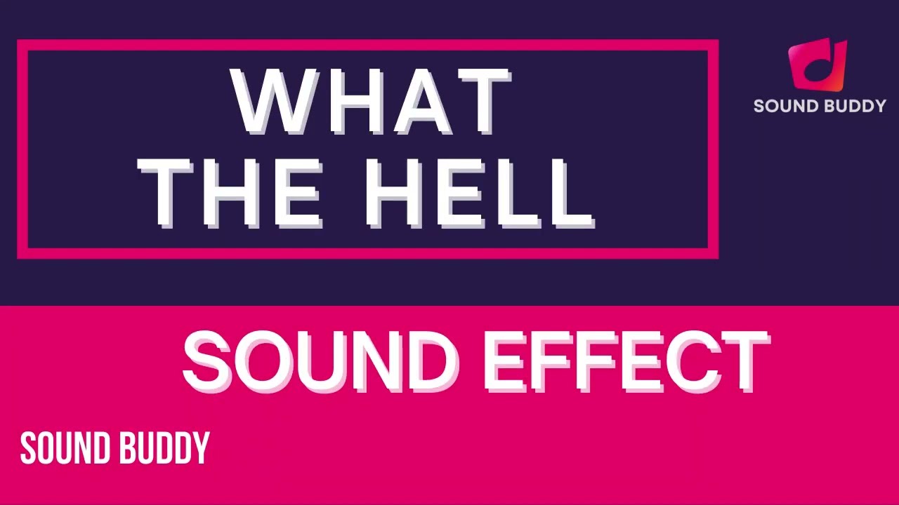 What The Hell Sounds What The Hell Sound fx What The Hell Sound