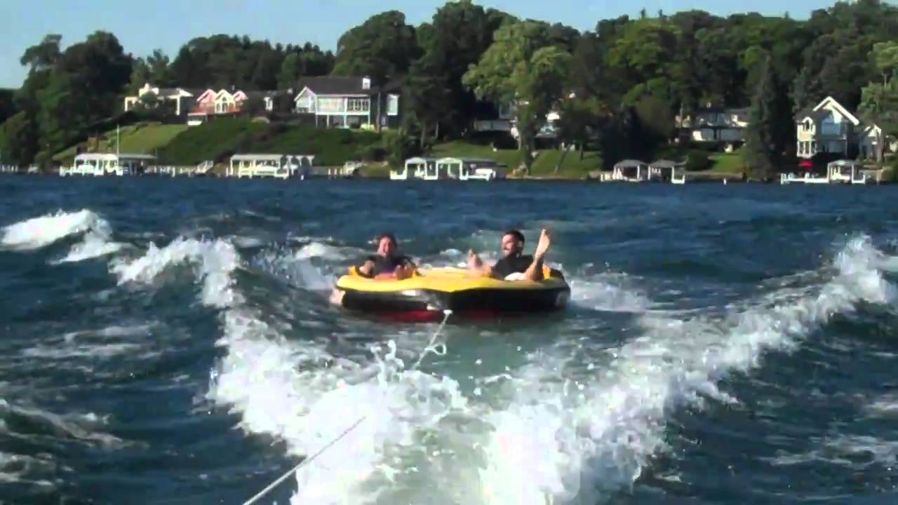 Lake Geneva, Wisconsin tubing YouTube
