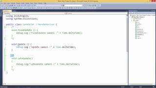 Unity Ders 23 Update() LateUpdate() FixedUpdate()
