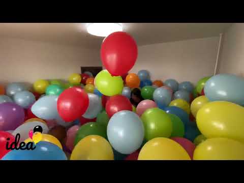Видео: Заполнили комнату шарами!
