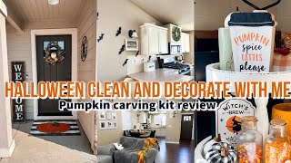 HALLOWEEN CLEAN AND DECORATE WITH ME 2023 | HALLOWEEN DECOR INSPIRATION | CLEAN WITH ME