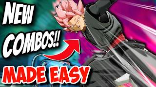 AMAZING NEW Goku Black Combos !! DBFZ Patch Notes 1.40 Combos! Goku Black Buffs!