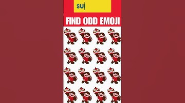 CAN YOU FIND THE ODD EMOJI? #games #riddles #riddle_challenge #puzzlegame #guessthelogo