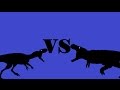 t-rex vs allosaurus