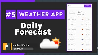 #5 Get Gaily Forecast | Android Weather App using rest API | تطبيق الطقس screenshot 5