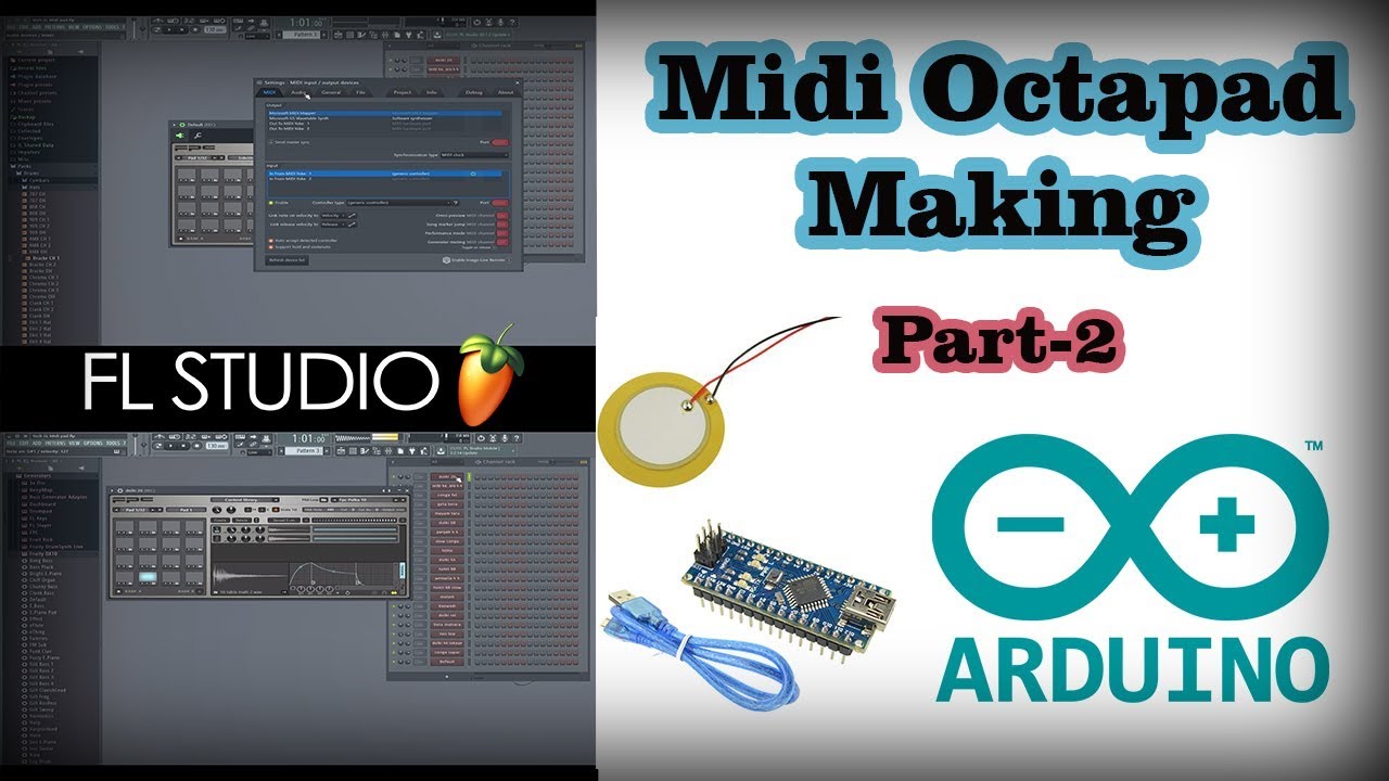 Arduino Midi Octapad Making | Part-2 