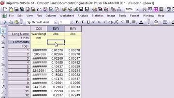 Plot UV Visible Spectrum in Origin| Origin Tutorial|
