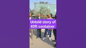 untold story of 40ft container #shortsfeed #ytshorts #shorts #rajeevsaini
