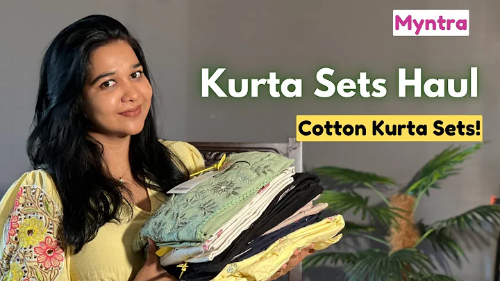 6 Cotton Kurta Sets from Myntra | Kurta Sets Haul | Myntra Sale Finds | Dailywear/ Casualwear
