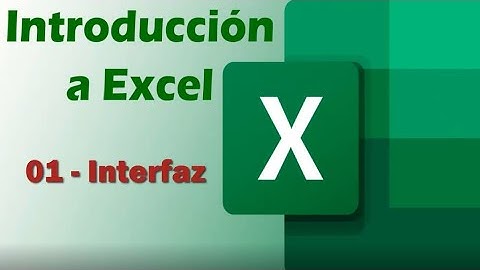 01 Interfaz Excel 2016