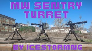 [FO4] MW Sentry Turret by Icestormng