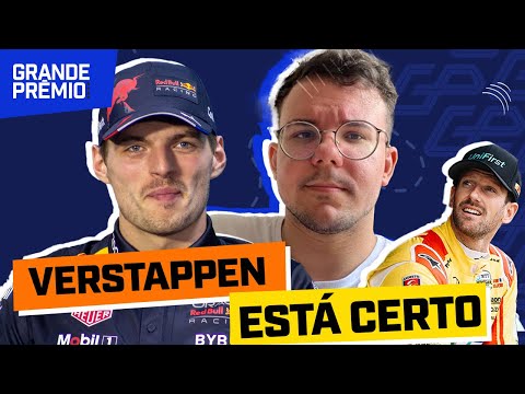 "FALOU BESTEIRA!": GROSJEAN PROMOVE TRETA COM VERSTAPPEN - E ERRA!