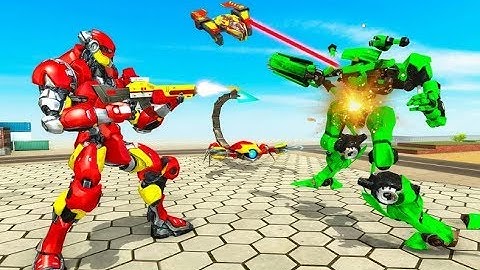 Scorpion Robot Transform War Air Jet Robot | New Rescue City Robot Transform Android GamePlay