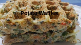 Potato waffles [ Vegan & Vegetarian Friendly]