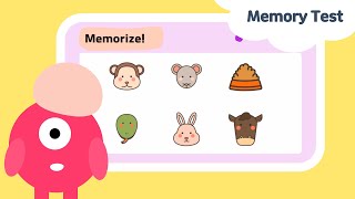 Easy Memory Game | Animals | Brain training for young children