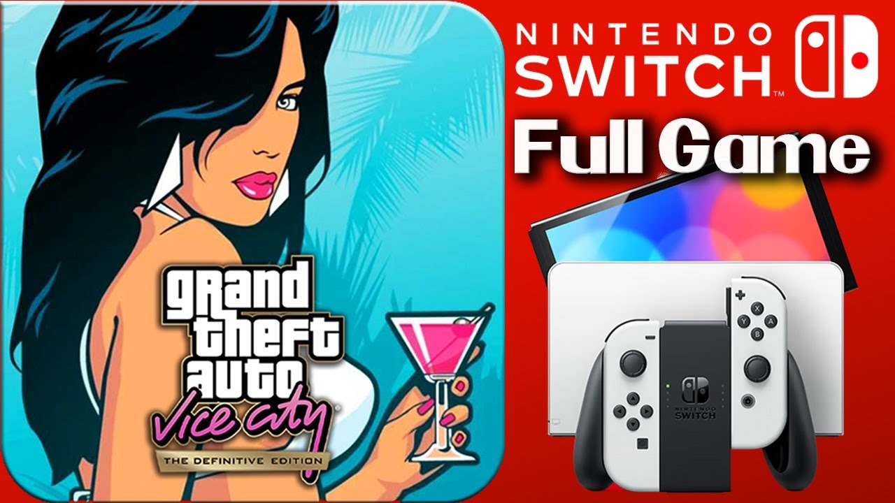 Grand Theft Auto: Vice City - The Definitive Edition (Switch) - Full Game Walkthrough / Longplay