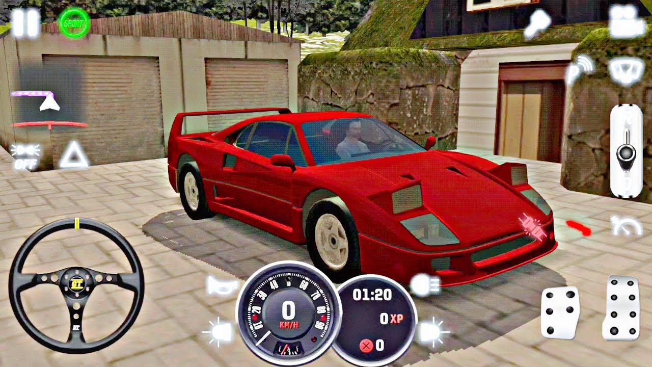 FERARI F40 🚘 Driving School Classics # Android gameplay