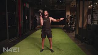Bottoms Up Kettlebell Squat