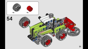 LEGO Technic 42102, Mini CLAAS XERION - building instructions