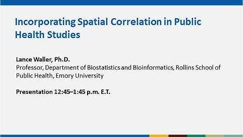 EH Nexus Webinar - August 3, 2022 (Dr. Lance Waller)