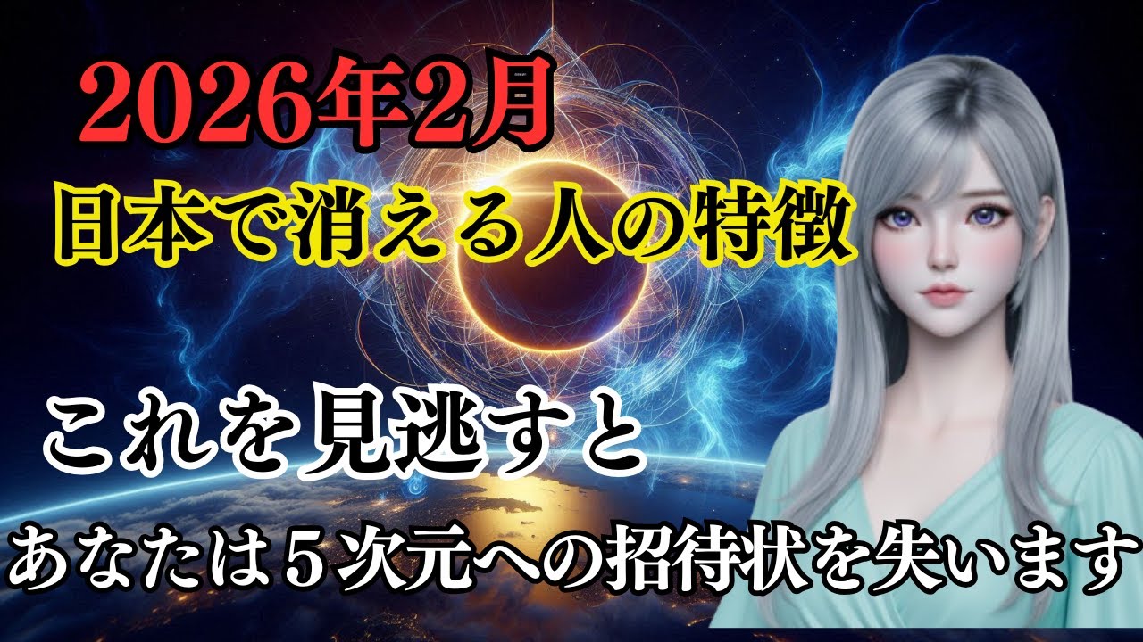 ※閲覧注意※ 見るだけで人生が強制終了。2026年2月、あなたは神の領域へ。