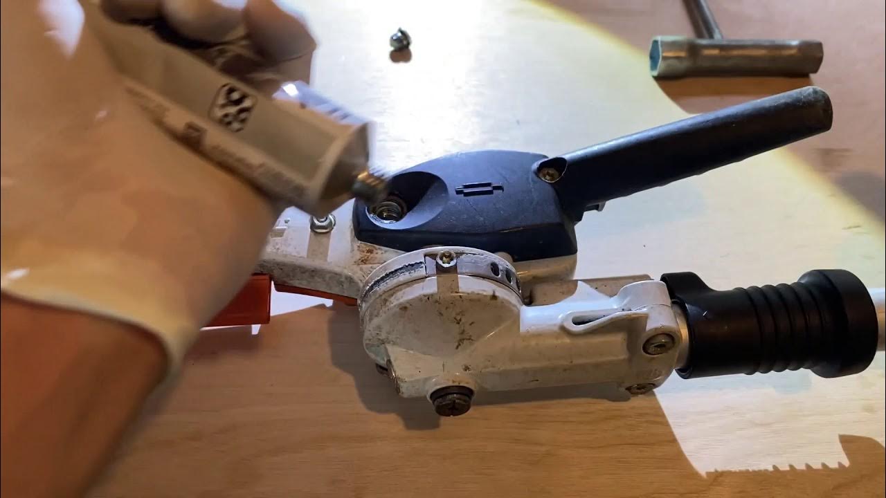 How To Grease A Hedge Trimmer Stihl HL 94 YouTube