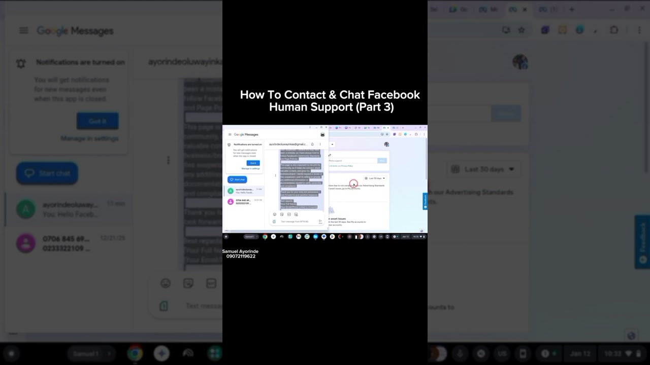 How to live chat with Facebook support 