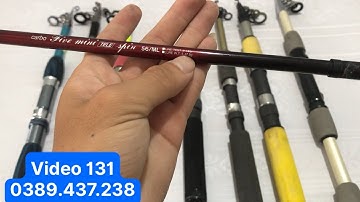 Máy Câu Nhật Bãi :Lô Cần Câu Nhật Bãi Rút mini Trốn Vợ cho cần thủ giá rẻ , video 131