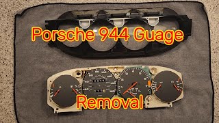 Porsche 944 Instrument Cluster Removal / Odometer Repair
