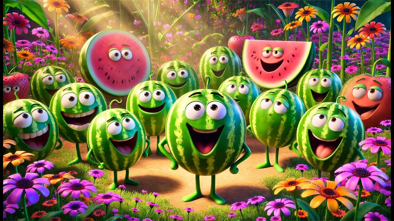 Watermelon Song for kids | Fruits Song and Nursery Rhyme for Kids ...