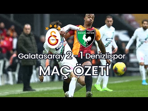 Galatasaray - Denizlispor Maç Özeti | 2 - 1 | 19 Ocak 2020