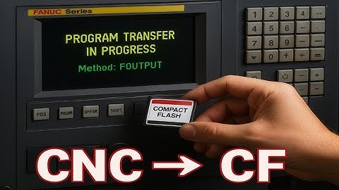 Copy Programme From CNC TO MEMORY CARD IN FANUC MACHINE  |TRANSFER PROGRAMME FROM CNC TO Memory Card