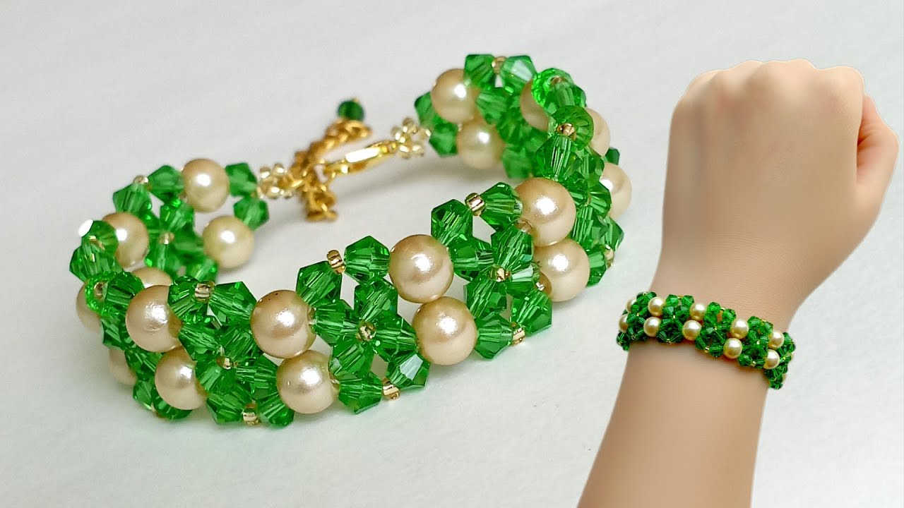 How to make easy bracelet at home || bracelet making with beads || diy easy bracelet