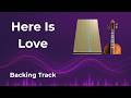 HERE IS LOVE ✨ — Violin Play-Along Backing Track | TAB & FINGERBOARD | Matt Redman Chorus