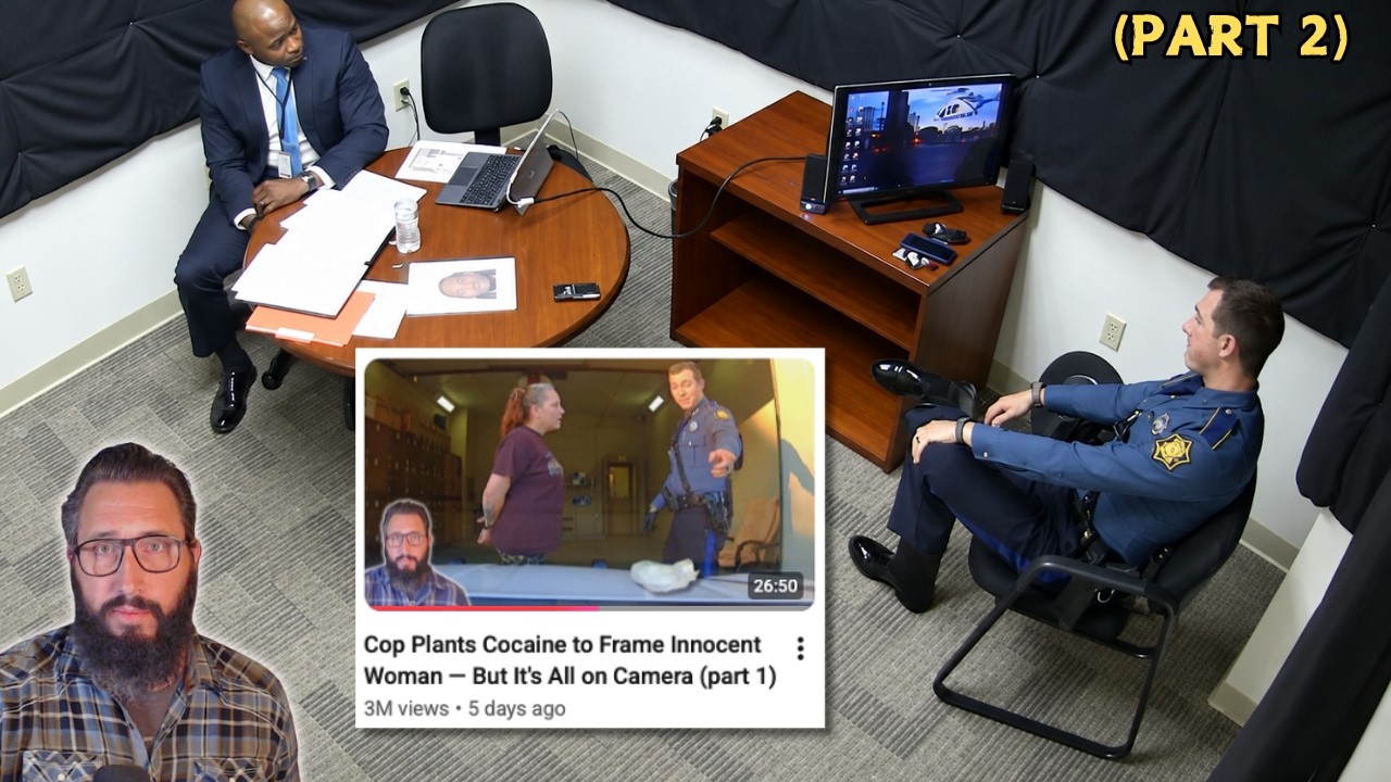 Cop Plants Cocaine to Frame Innocent Woman — Gets Interrogated (part 2)