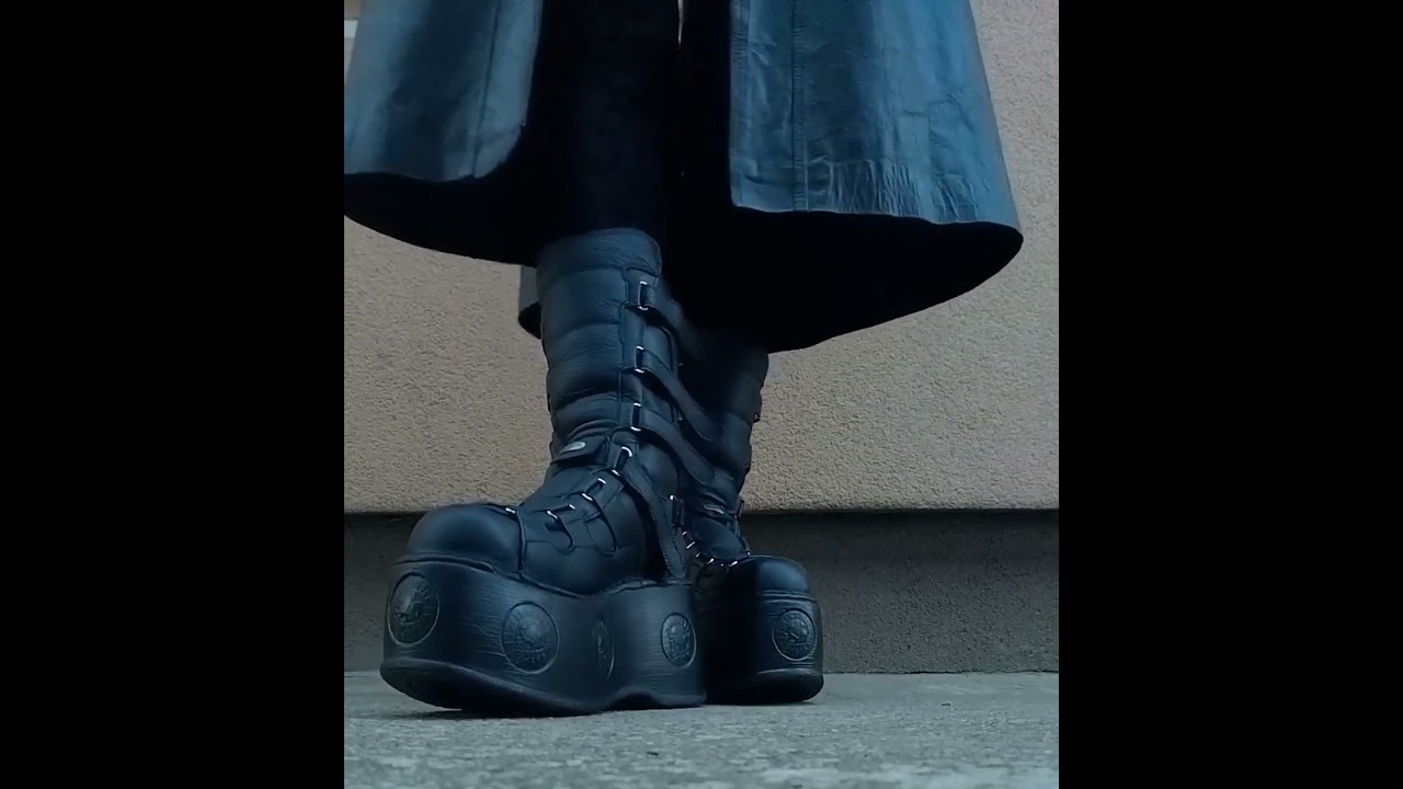 New Rock Platform Boots METALLIC M-309-C20 review 