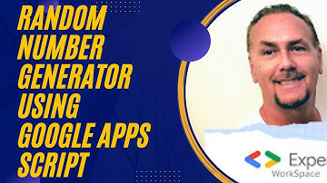 Random Number Generator using Google Apps Script
