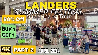 LANDERS SUMMER FESTIVAL | PART 2 | 50%OFF | BUY 1 GET 1| SHOPPING & TOUR | #Len TV Vlog [4K] by Len TV Vlog 4,584 views 1 month ago 24 minutes