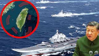 Тайбей за 3 дня:Китайские коммуняки окружили Тайвань боевыми кораблями!Си прет по российским граблям