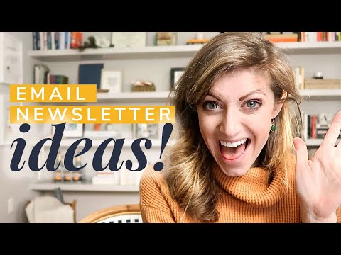 45 Email Newsletter Content Ideas!