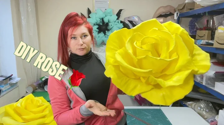 Start Your Business with Giant flowers 🌹 DIY Giant Rose tutorial ⭐️ Handmade Rose