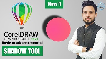 drop shadow tool in corel draw | Class # 17 | Free Training in Urdu/Hindi | coreldraw2021